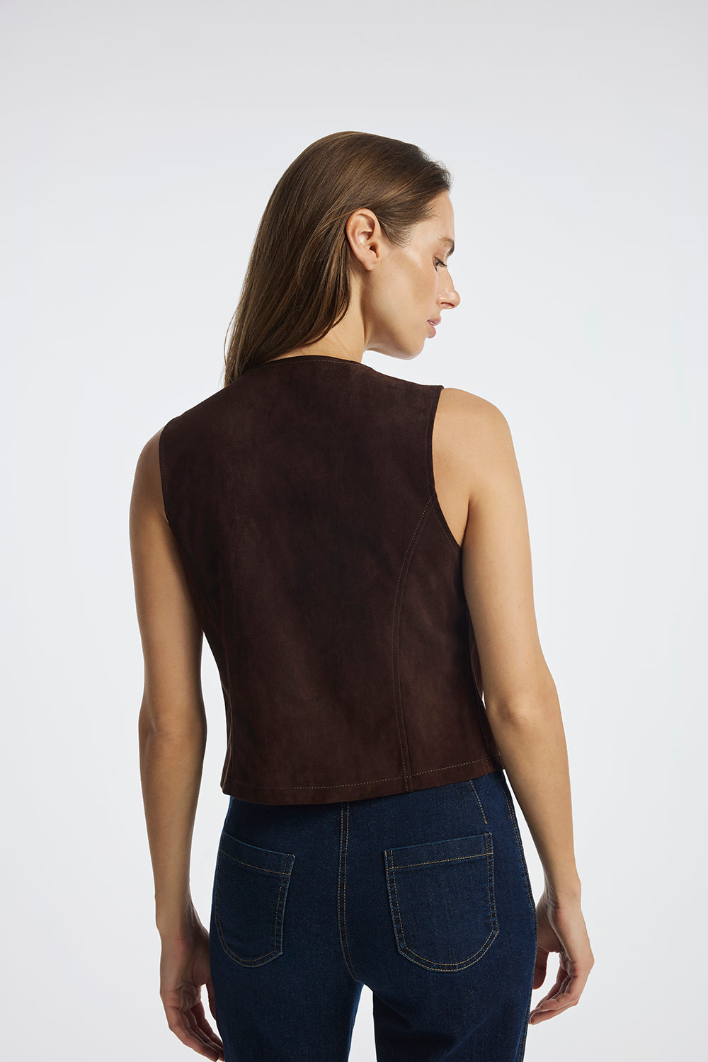 Lisse Suede Vest