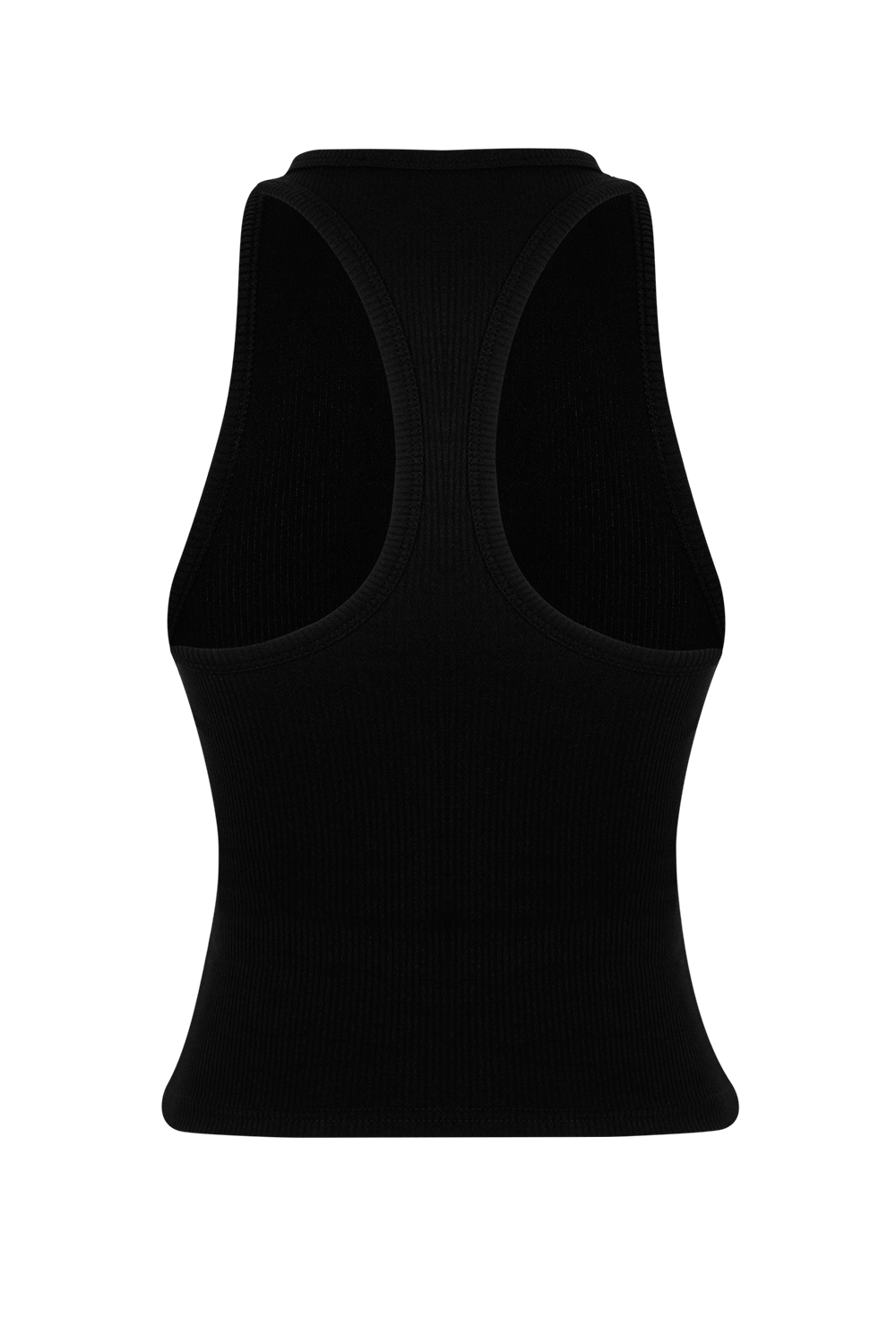High-Neck Rib Tank
