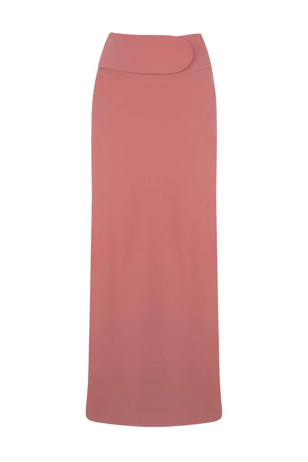 Maxi Skirt with Sculpted Belt Panel