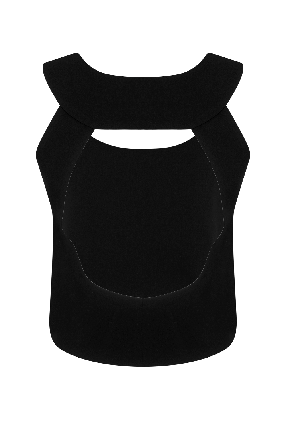 Open-back Crepe Top