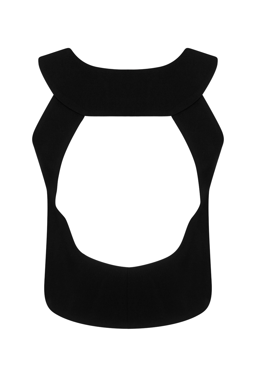 Open-back Crepe Top