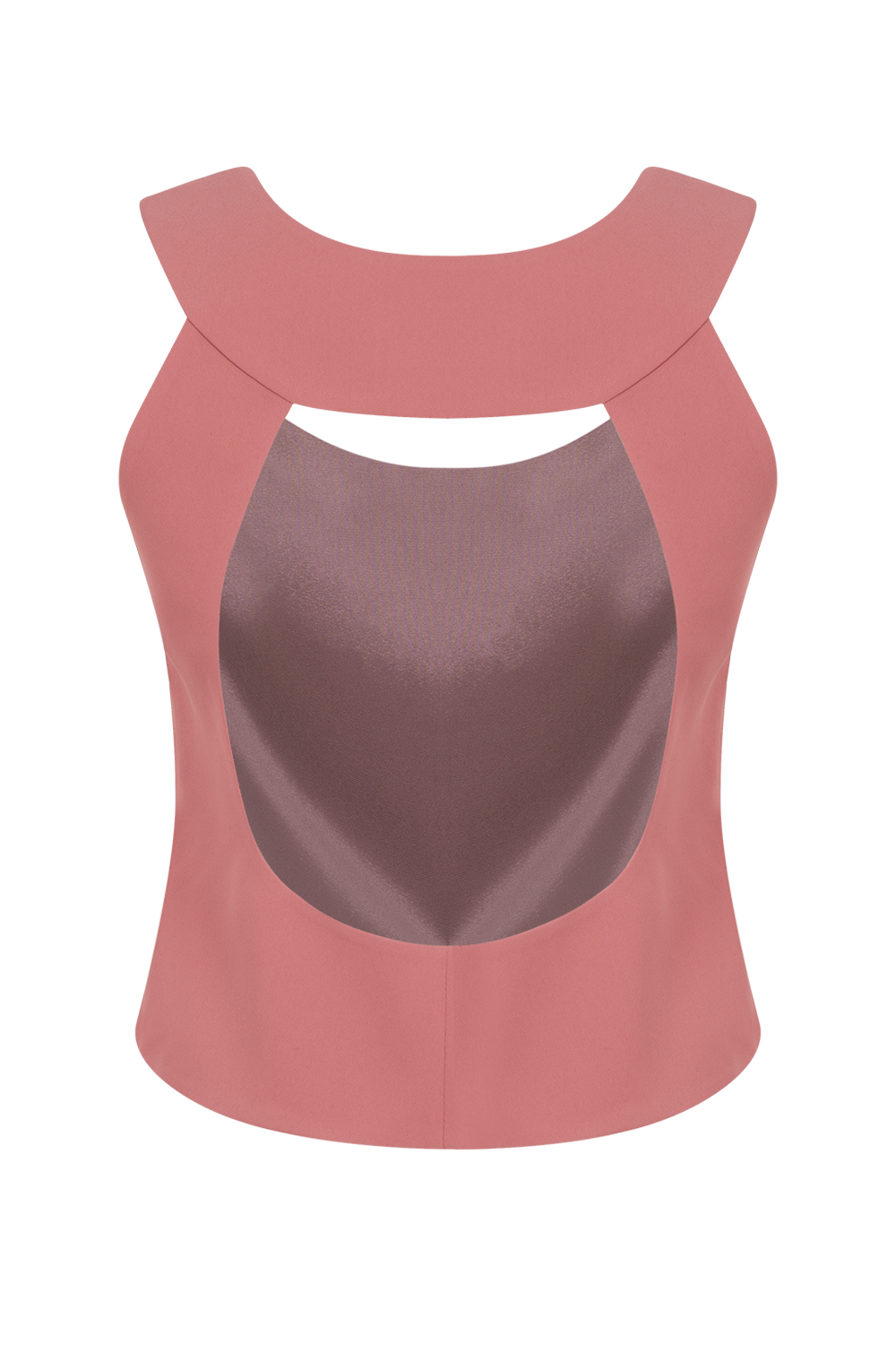 Open-back Crepe Top