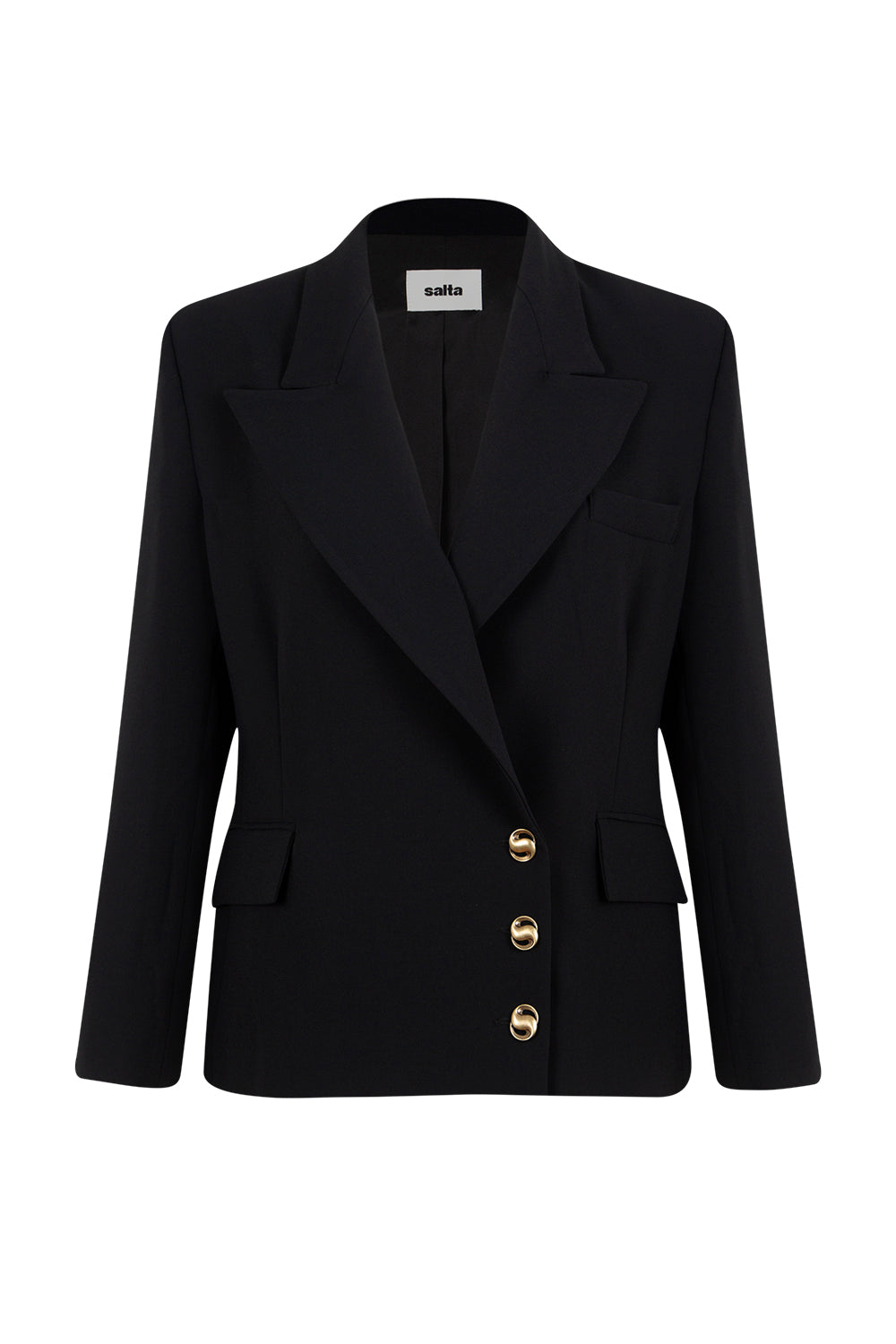 Oversized Tailored Crepe Blazer