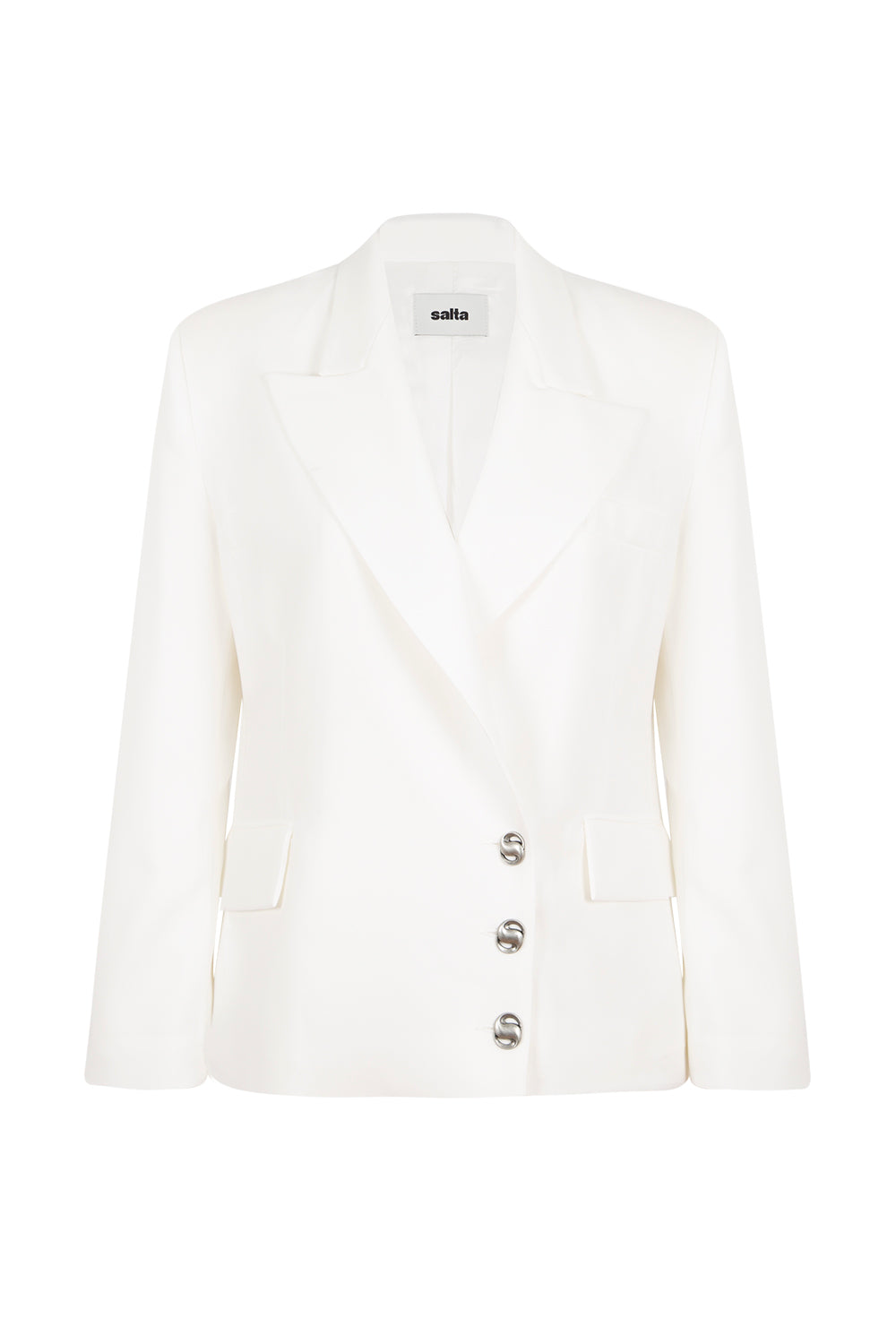 Oversized Tailored Crepe Blazer