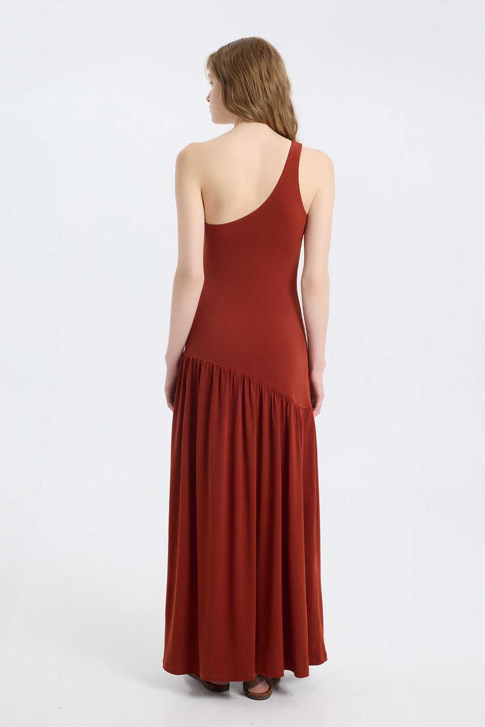 One-Shoulder Maxi Dress