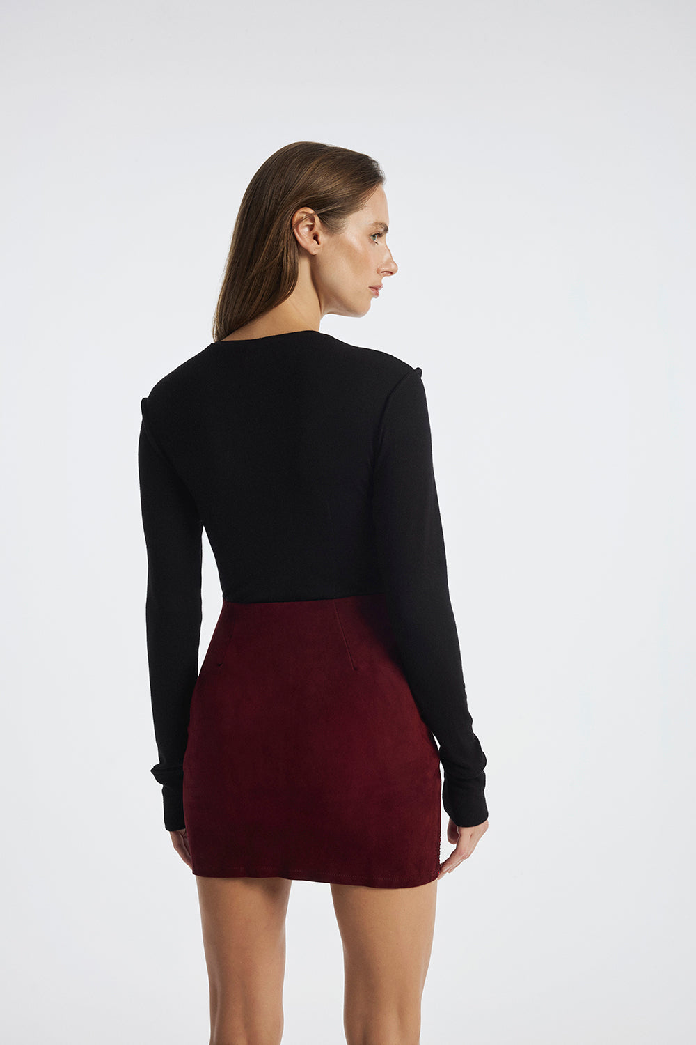 Nocturna Suede Skirt