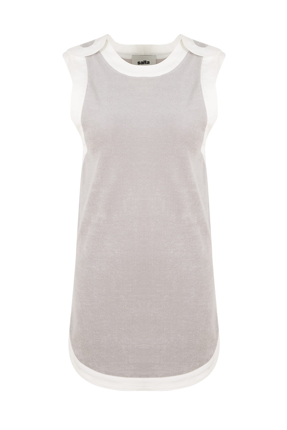 Sleeveless Sponge Dress